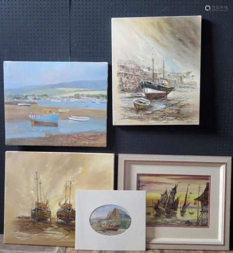 Wyn Appleford, 20th/21st Century, Born in Aberdeen, Extensive Maritime Painter. Now living in the