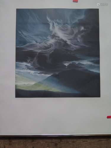 Susan E. Jameson b.1944, 'After the Rain' Lithographic Print 1981, Signed Artists Proof, 43 x