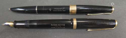 A Parker Duofold and Parker 17