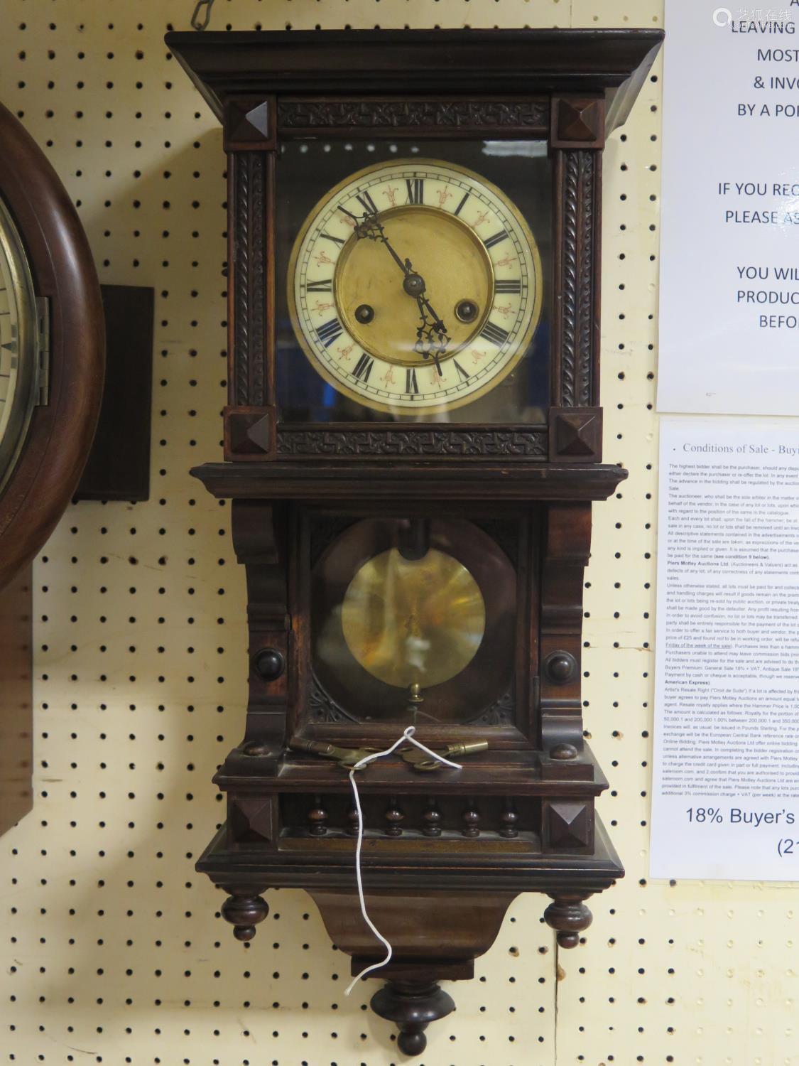wallpapers 19Th Century Antique Pendulum Wall Clock a 19th century drop pendulum wall clock