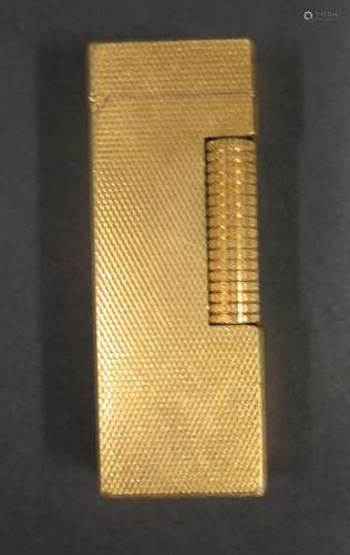 A Dunhill Gold Plated Lighter