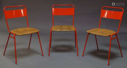 David Irwin, a set of three 'Working Girl' chairs for Deadgood, of recent manufacture, with