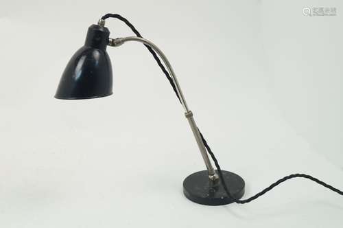 Christian Dell (1893-1974), a scare 'Piccolo Bur.' table lamp for Bünte & Remmler, c.1930, with