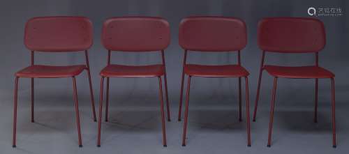 Boris Berlin and Aleksej Iskos, a set of three ‘Soft Edge 10’ chairs for HAY, of recent manufacture,