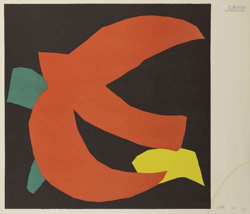 Philip Sutton, British b.1928- Untitled, c.1970; screenprint in colours on wove, signed and numbered