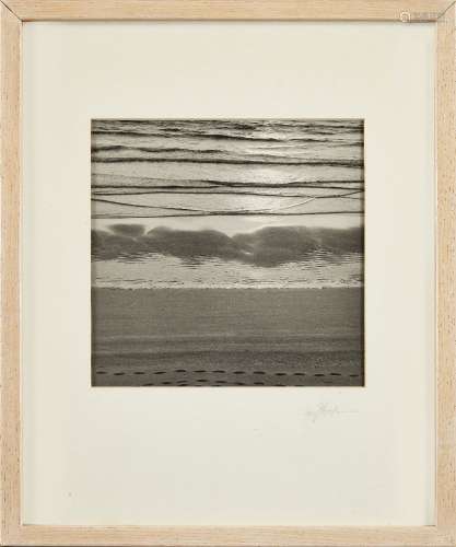 Fay Godwin, British 1931-2005 Sea and sand; gelatin silver print, signed in pencil to the mount,