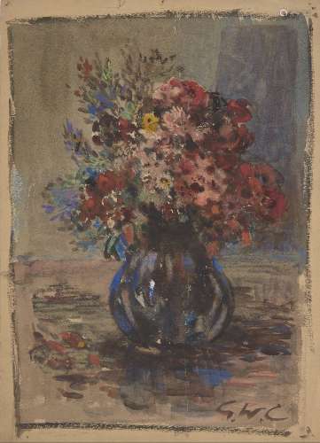 George William Collins, British 1863-1949- Floral still lifes; watercolours, two, one signed and