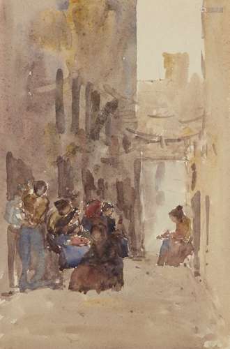 Rosa Wallis, British 1857-c.1938- Studies of Venice; watercolours, three, bears inscriptions to