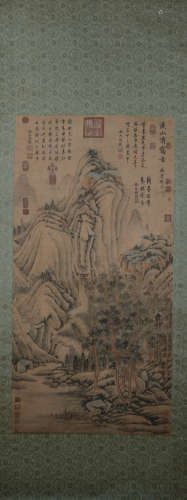 A Ke jiusi's landscape painting