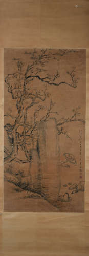 A Gao fenghan's plum blossom painting