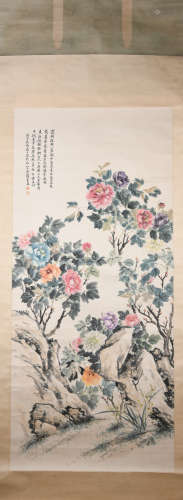 A Shang shengbo flower painting