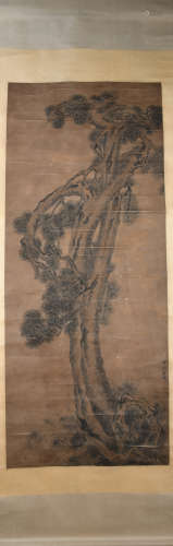 A Lu wei's pine tree painting