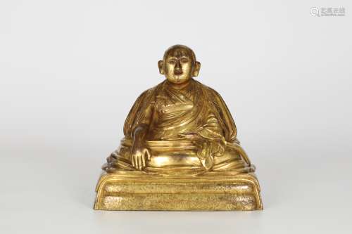 18th century, gilt bronze Si shi dalai Buddha