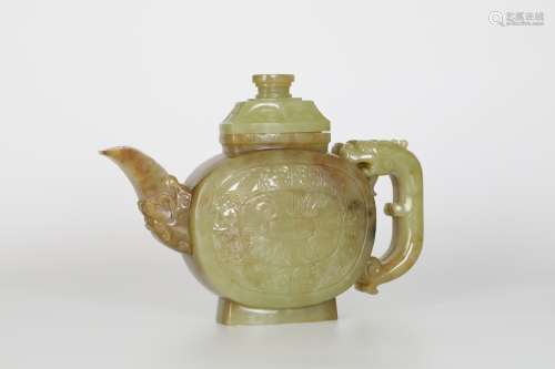 16th century,Hetian topaz teapot