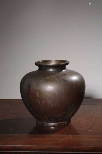 昭和早期紫銅花瓶