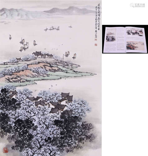 CHINESE LANDSCAPE SCROLL PAINTING