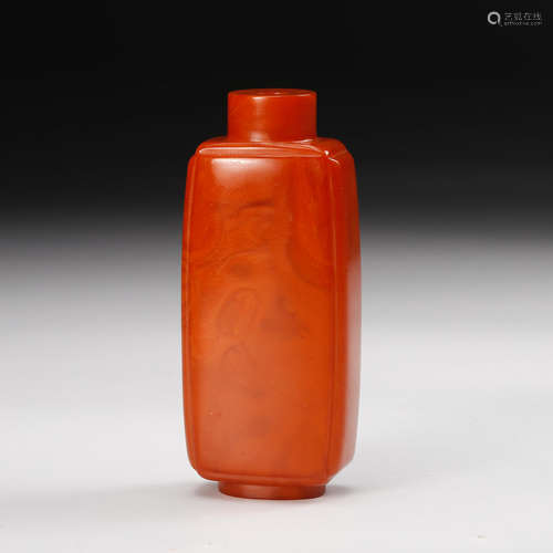 CHINESE HONEY AMBER SNUFF BOTTLE