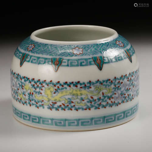 CHINESE DOUCAI PORCELAIN WATER COUPE