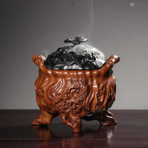 Chinese Huangyang Wood Censer