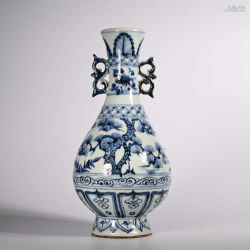 CHINESE BLUE WHITE PORCELAIN VASE