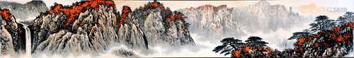 CHINESE LANDSCAPE SCROLL PAINTING