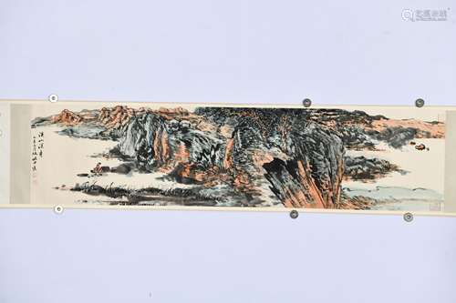 CHINESE LANDSCAPE SCROLL PAINTING