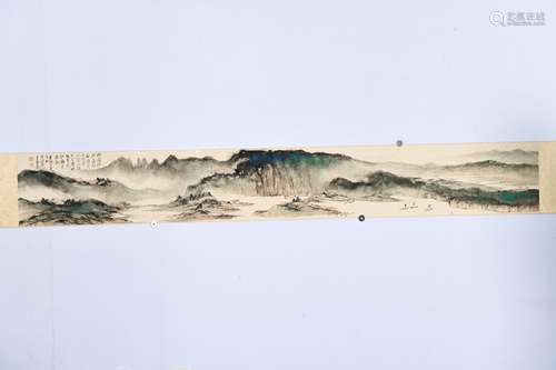 CHINESE LANDSCAPE SCROLL PAINTING