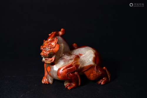 CHINESE AGATE BEAST