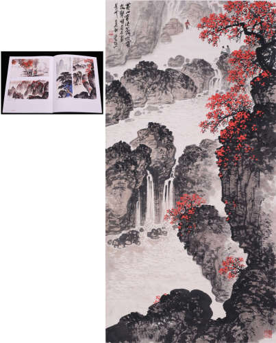 CHINESE LANDSCAPE SCROLL PAINTING