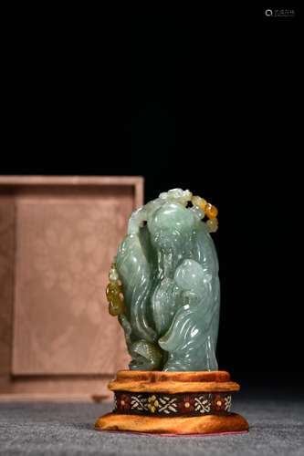 CHINESE JADEITE CARVED LAOSHOU