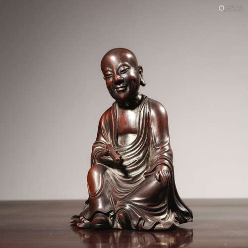 Chinese Hardwood Carved Figurine