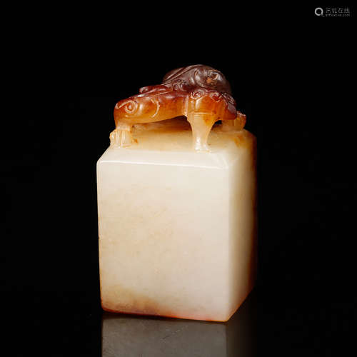 CHINESE WHITE JADE SEAL