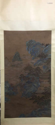 CHINESE LANDSCAPE SCROLL PAINTING