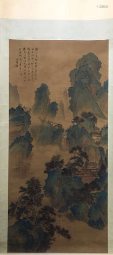 CHINESE LANDSCAPE SCROLL PAINTING