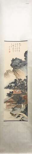 CHINESE LANDSCAPE SCROLL PAINTING