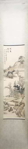 CHINESE LANDSCAPE SCROLL PAINTING