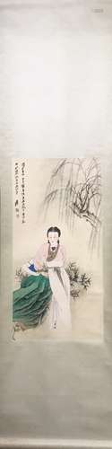 CHINESE INK AND COLOR SCROLL PAINTING, ZHANG DAQIA