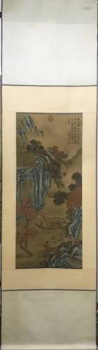 CHINESE LANDSCAPE SCROLL PAINTING