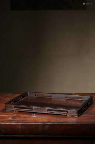 CHINESE HARDWOOD TABLE TRAY