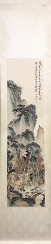 CHINESE LANDSCAPE SCROLL PAINTING