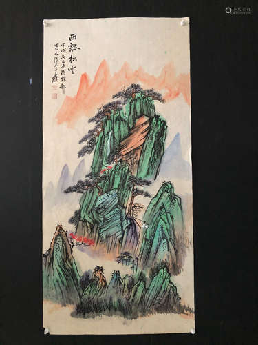 CHINESE INK AND COLOR PAINTING