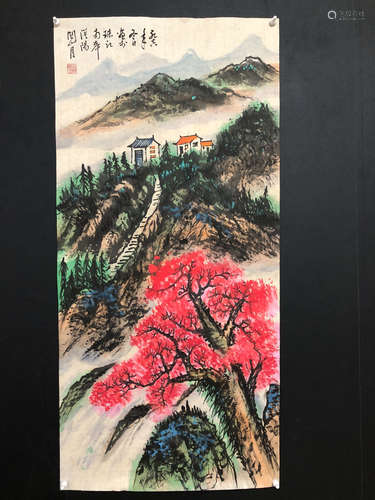 CHINESE INK AND COLOR PAINTING