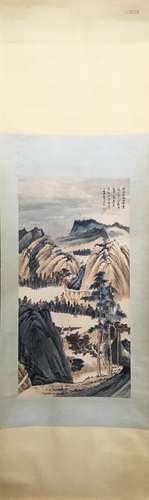 CHINESE LANDSCAPE SCROLL PAINTING