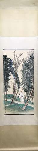 CHINESE LANDSCAPE SCROLL PAINTING, ZHANG DAQIAN MA