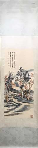 CHINESE LANDSCAPE SCROLL PAINTING, ZHANG DAQIAN MA