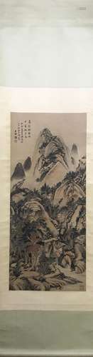 CHINESE LANDSCAPE SCROLL PAINTING