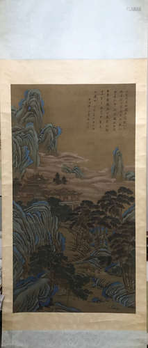 CHINESE LANDSCAPE SCROLL PAINTING