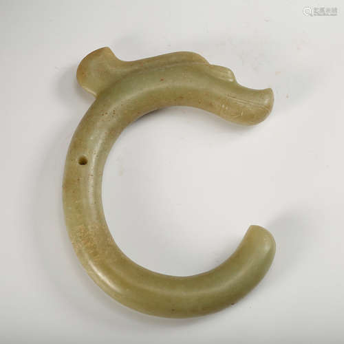 CHINESE CELADON JADE PENDANT