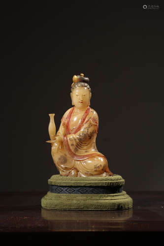 CHINESE SOAPSTONE GUANYIN