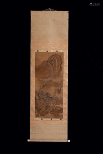 CHINESE LANDSCAPE SCROLL PAINTING